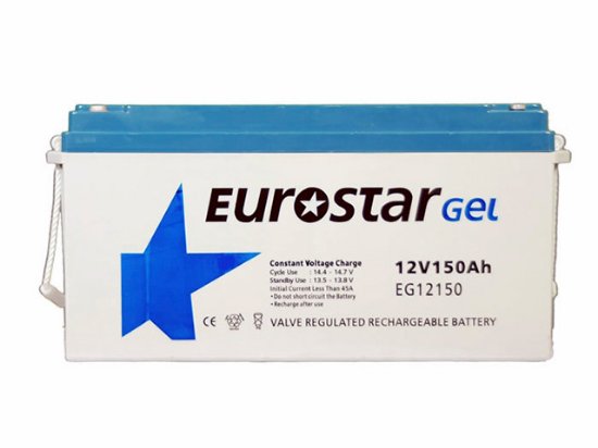 EUROSTAR-150-amper-saat-Ah-12V-Solar-Jel-Akü