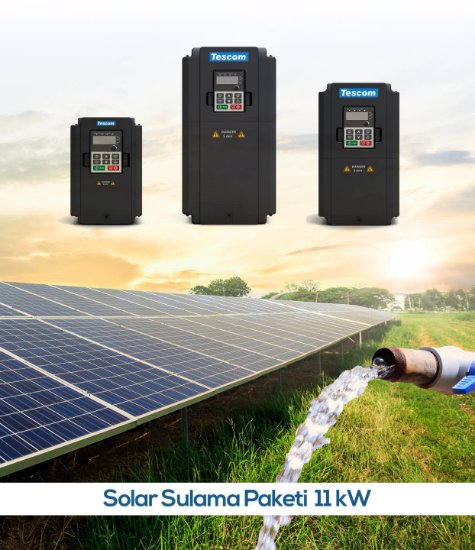 Güneş Enerjili Solar Tarımsal Sulama Sistemleri-11-kW-15 HP-pompa