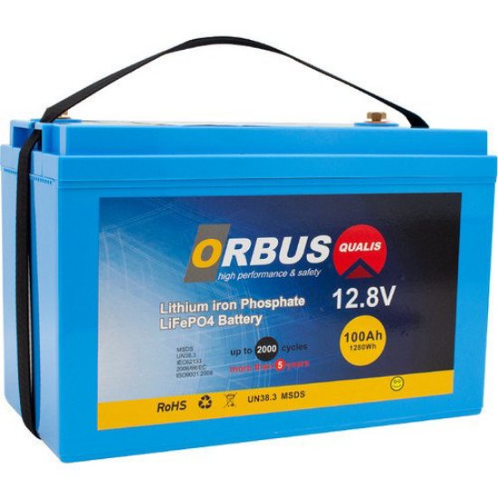 Orbus LIT 12-100 12V 100AH Lityum Batarya
