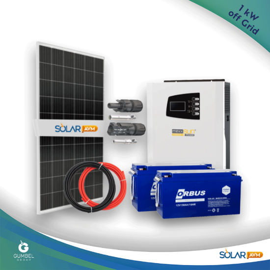 1 kW Solar Paket Off Grid Güneş Enerji Sistemi