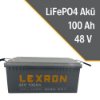Lexron 48 Volt 100 Ah LiFePO4 Lityum Akü