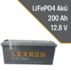 Lexron 12.8V 200Ah LiFePO4 Lityum Akü