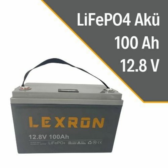 Lexron 100AH 12.8V LİTYUM AKÜ resmi
