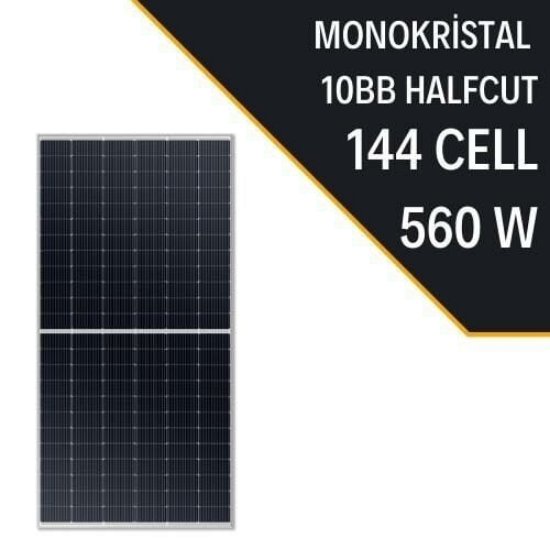 Lexron 560W Half-Cut Monokristal Güneş Paneli