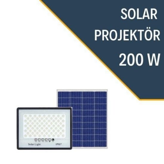 Lexron 200 Watt Solar Projektör
