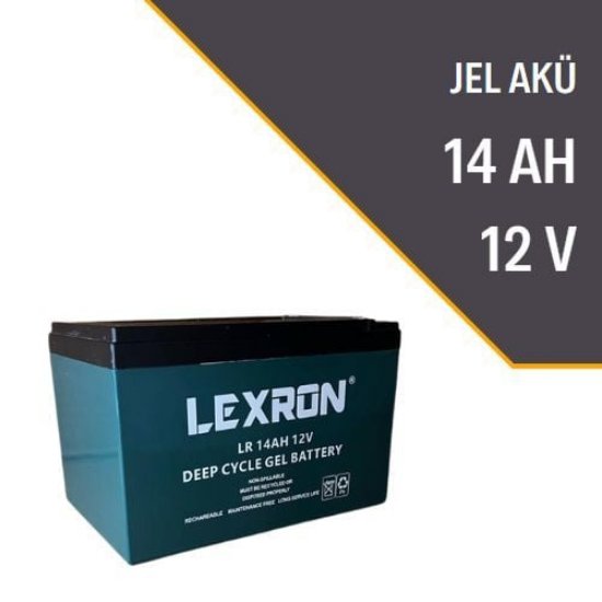 14AH-12V JEL AKÜ resmi