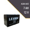 Lexron 7AH-12V KURU TİP AKÜ resmi