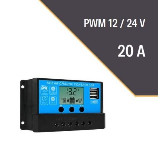 20A PWM ŞARJ KONTROL CİHAZI resmi