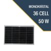 Lexron 50 Watt Monokristal Güneş Paneli