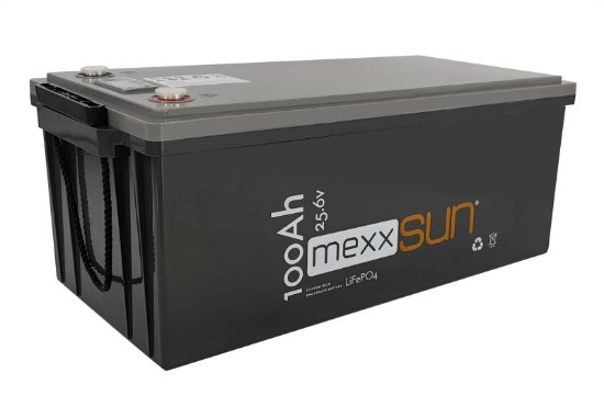 MEXXSUN Lityum Akü 25,6V 100Ah (LiFePo4) 2560Wh resmi