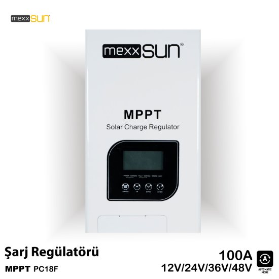 Mexxsun (PC18F) 100A MPPT 12/24/48V Şarj Kontrol Cihazı resmi
