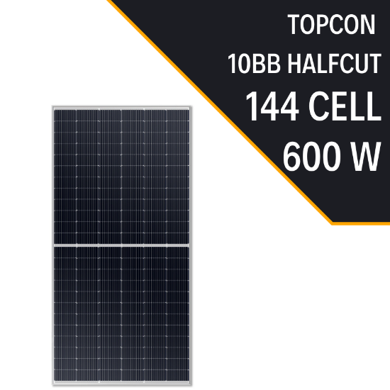 Lexron Topcon 600W 10BB Half-Cut Güneş Paneli