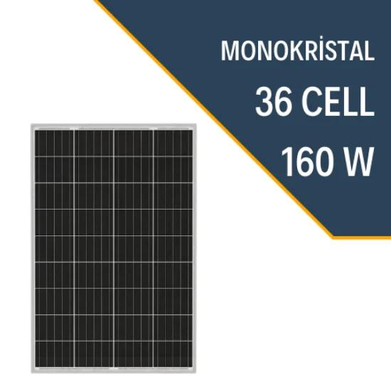 Lexron 160 Watt Half-Cut Monokristal Güneş Paneli