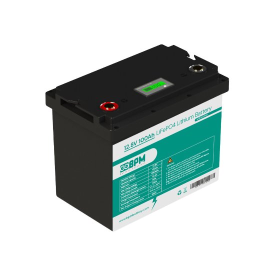 BPM 12,8V 100Ah LiFePO4 Lityum Batarya resmi