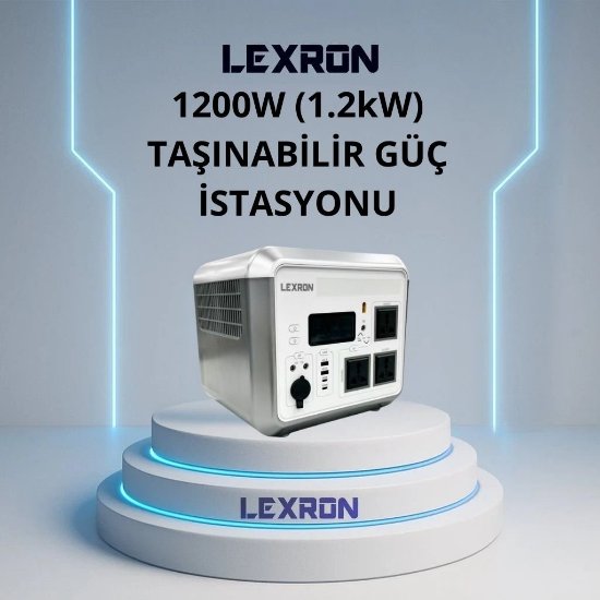 1200W (1.2kW) TAŞINABİLİR GÜÇ İSTASYONU resmi