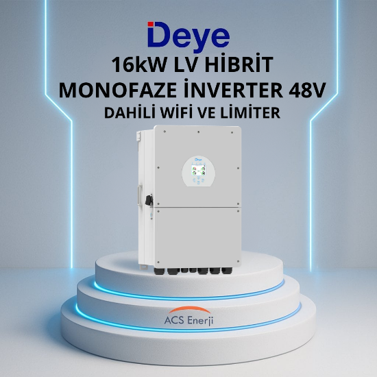 16KW HİBRİT MONOFAZE İNVERTER LV resmi