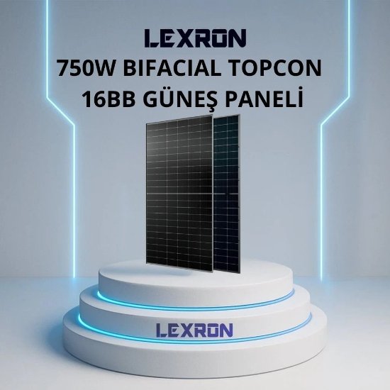 750W BIFACIAL 132 CELL 16BB HALF-CUT TOPCON  GÜNEŞ PANELİ resmi