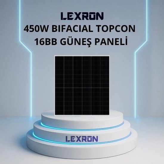 450W BIFACIAL 78 CELL 16BB HALF-CUT TOPCON  GÜNEŞ PANELİ resmi