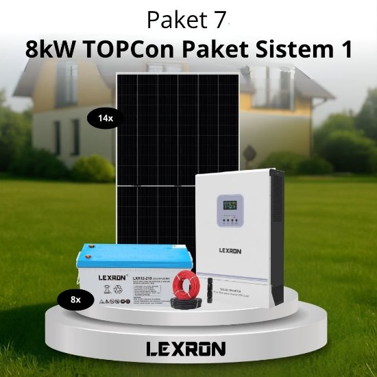 8kW TOPCON PAKET SİSTEM 1 (PAKET 7) resmi