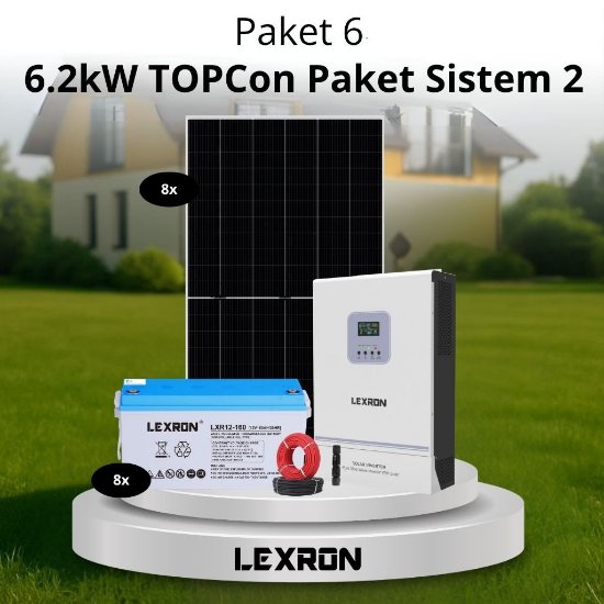 6.2kW TOPCON PAKET SİSTEM 2 (PAKET 6) resmi