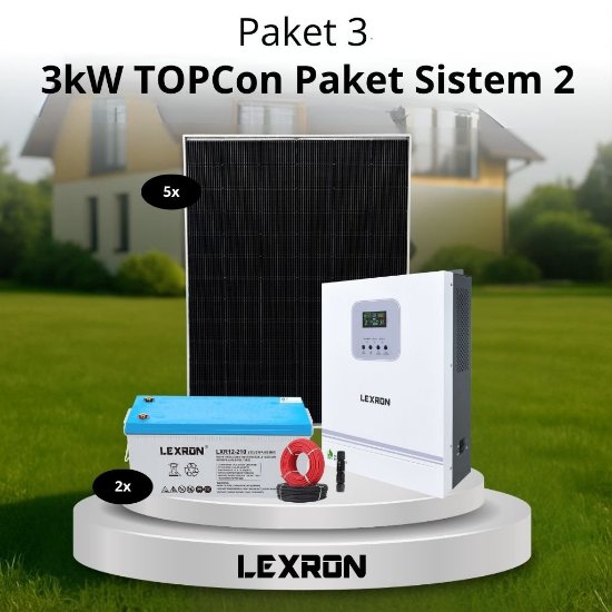 3kW TOPCON PAKET SİSTEM 2 (PAKET 3) resmi