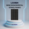 ECOSOL 160W MONOKRİSTAL GÜNEŞ PANELİ 5BB A- resmi
