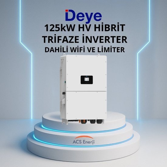 125KW HİBRİT TRİFAZE İNVERTER HV resmi
