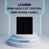 ECOSOL 390W 78 CELL 16BB HALF-CUT TOPCON  GÜNEŞ PANELİ resmi
