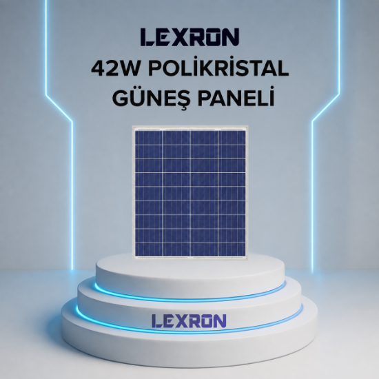 42W POLİKRİSTAL GÜNEŞ PANELİ resmi