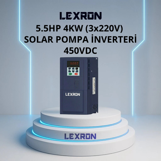5.5HP 4kW (3x220V) SOLAR POMPA INVERTERİ resmi